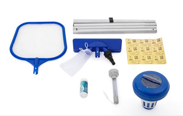 Bestway Flowclear Poolpflege Set für Pools bis 396 cm